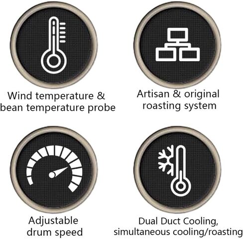 Electric Coffee Bean Roaster Machine, Smokeless Drum Roasting, for Home&Commercial Automatic Baking in Saudi Arabia