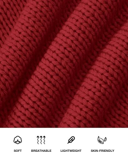 dowerme Women's Oversized Cardigan Casual Long Sleeve Open Front Drop Shoulder Cute Fall Sweaters Chunky Knit Outerwear in Kuwait