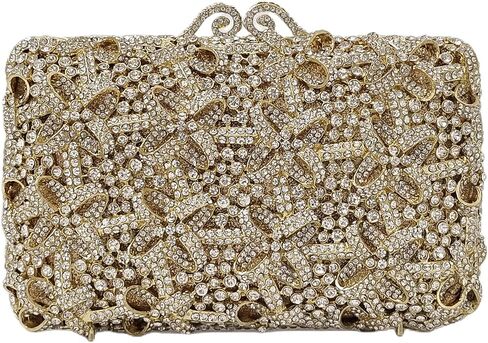 HUANG ZHUANG Bling Elegant Crystal Clutch Purse Luxury Rhinestone Evening Bag Prom Women Party Wedding Handbag in Saudi Arabia