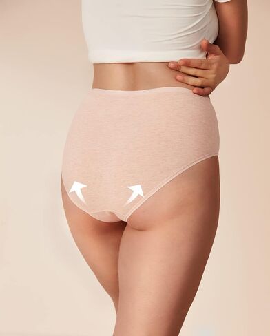 Cotton Women's Underwear Breathable Full Briefs Soft Panties Comfort Underpants Ladies Panties 4 Pack in Saudi Arabia