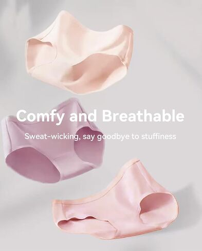 Cotton Women's Underwear Breathable Full Briefs Soft Panties Comfort Underpants Ladies Panties 4 Pack in Saudi Arabia