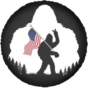 Stand for The Flag Kneel for The Cross Patriotic Spare Tire Covers Wheel Protector for Truck, SUV, Trailer, Camping, Rv Tire Covers 17 Inch