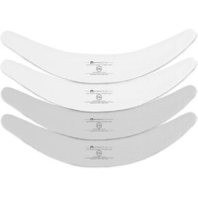 More of Me to Love Organic Cotton and Viscose Tummy Liner, 4-Pack, XX-Large (Pearl White, Stone Gray)