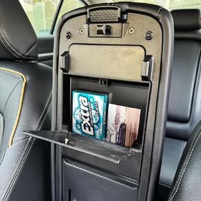 Center Console Hidden Storage Box Compatible with Nissan Altima 2019 2020 2021 2022 2023 2024 2025 Accessories, Armrest Organizer Tray One-Touch Secret Compartment Altima Accessories