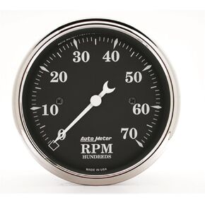 Auto Meter 1798 Old TYME Black Electric Tachometer 3.125 in.