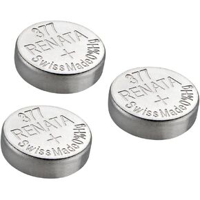 Renata Watch Battery Swiss Made Renata 377 or SR626SW OR AG4 1.5V (3 Batteries, 377 or SR 626 SW)