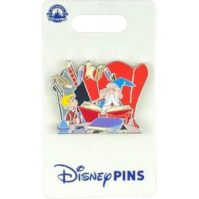 Disney Pin - Sword in The Stone - Wart and Merlin - Flying Books