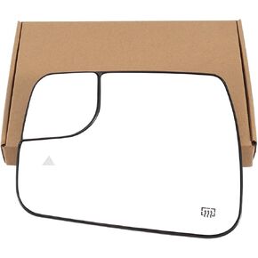 Driver Side Mirror Replacement for 2019 2020 2021 2022 2023 Dodge Ram 1500 2500 with BSD Heated Left Side Mirror Glass Replacement w/o Atuo Dimming