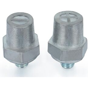 1 Pair, 3/8"-16 Thread Male Battery Post, Lead Made, Side Post to Top Post Battery Adapter, Battery Terminal Extender for Top Post Battery Terminal, Battery Post Extender by KeeRoarin
