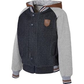 Boys and Toddler Detachable Hoodie Sweatshirts, Full Zip up Jacket, Kids clothes (3-9Years)
