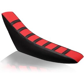 G-PLUS Dirt Bike Seat Cover, Compatible with Honda CR125R CR250R CR500R CR80R CRF100F CRF125F CRF150F Dirt Pit Bike Motocross Motorcycle Seat Soft Rubber Cushion Protector Covers (Red)