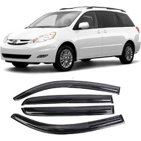 Window Visors Rain Guards Deflector 4 Piece Set for 2019-2022 Toyota Rav4 94255