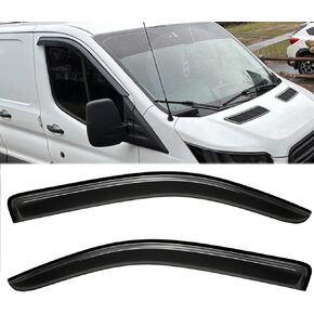 4pcs Original Outside Mount Style Sun Rain Guard Durable Side Window Wind Deflectors Dark Smoke Vent Window Visors Compatible with 2007-2014 Edge 2007-2015 Lincoln MKX 94141