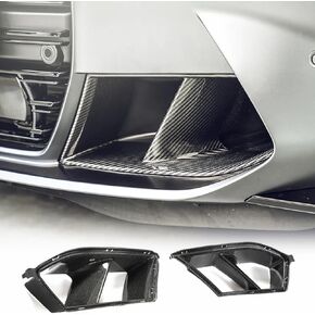 Carbon Fiber Front Bumper Air Vent Cover for BMW 3 4 Series G80 M3 G82 G83 M4 2021-2024 Air Duct Decoration Grill Trim Fog Light Cover Factory Outlet