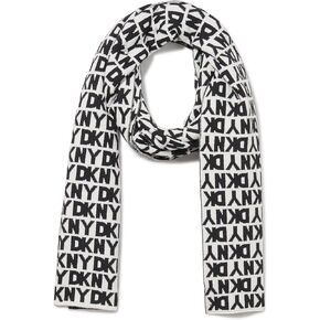 DKNY Women's Accessories Scarf,Ivory,0S