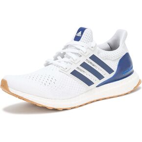 adidas Men's Ultraboost 1.0 DNA Sneaker, White/Dark Blue/Gum, 9