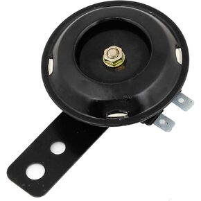 uxcell Car Motorcycle Black DC 60V 105dB Horn Trumpet Replacement