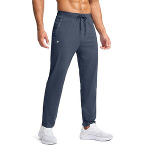Pudolla Men's Lightweight Sweatpants with Pockets Ultra 4-Way Stretch Soft Joggers for Gym Workout Runing Athletic Pants