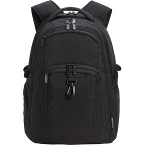 Amazon Basics Travel Laptop Backpack 17 inch Laptop, Black