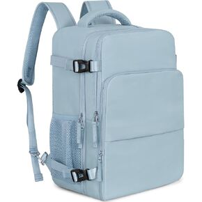 Travel Backpack for Women Men,Travel Laptop Backpack w/USB Charging Port, Waterproof Travel Backpack Carry On Flight Approved,Weekender Business Hiking Bag,Laptop Backpack 15.6 inch
