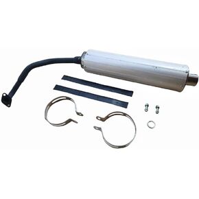 Muffler Exhaust Pipe System for GY6150 Scooters 139QMA 139QMB 4 Stroke Engine
