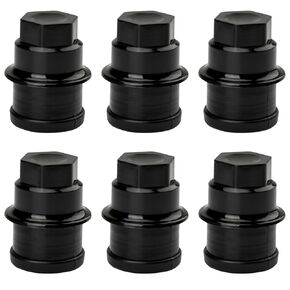 8PCS Black Wheel Nut Cover for Chevy GMC Cadillac 12472838 15767268 9597158