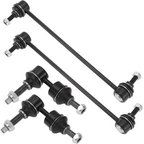 X AUTOHAUX 4pcs Front Rear Sway Bar Links Stabilizer Link Kit for Ford Focus 2015-2018 for Ford C-Max 2015-2018 Suspension Kit No.K750789/K750465
