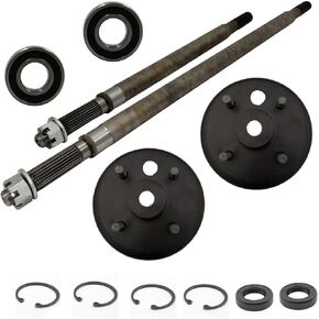 East Lake Axle replacement for rear Axle and Brake Hub Drum Assembly Kit E-Z-GO Electric 1982+ / Gas 2 cycle 1982 1993