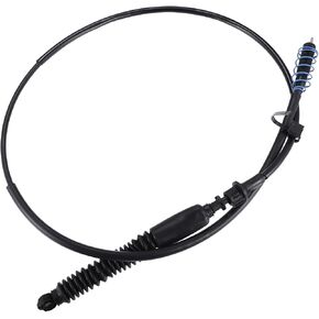 Lower Automatic Transmission Shift Cable NO.20787606 - Auto Trans Shifter Cable - for Cadillac Escalade 6.2L Gas 2007-2008 Metal Black - 1 PC