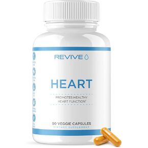 Revive MD Health Supplements, 90 Veggie Capsules - CoQ10 Supplement Supports Heart Muscle Function - Coenzyme Q10 200mg Promotes Healthy Flow - Vegan-Friendly & Gluten-Free