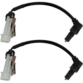 TRQ Front ABS Wheel Speed Sensor Set Compatible with 2005-2006 Chevrolet Equinox 2006 Pontiac Torrent 2002-2007 Saturn Vue