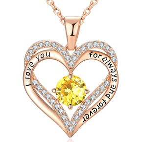 18K Rose Gold Necklaces for Women Birthday Gifts for Women Jewelry for Women Birthday Gifts for Wife Girlfriend Daughter Wife Birthday Gifts for Anniversary Mothers Day Christmas Valentines Gifts