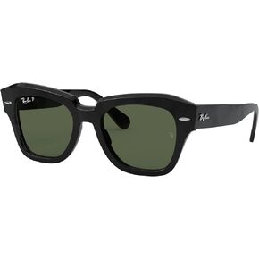 Ray-Ban RB2186 State Street Sunglasses + Vision Group Accessories Bundle