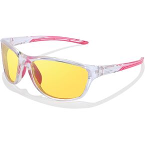 Myiaur Night Vision Driving Glasses for Men and Women, Polarized Sport Nighttime Glasses Reduce Glare and Enhance Vision