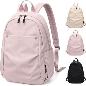 Mini Backpack for Women Fashion Small Backpack Purse Lightweight Daypack for Work Trave Daily,Black