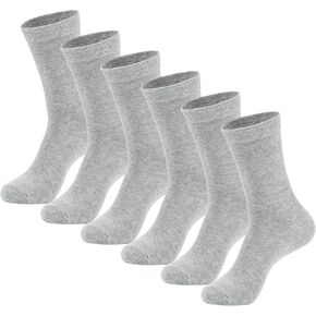 MAGIARTE Mens Dress Socks Combed Anti-pilling Cotton Calf Length Moisture Wicking odor Control Casual Crew Socks for Men