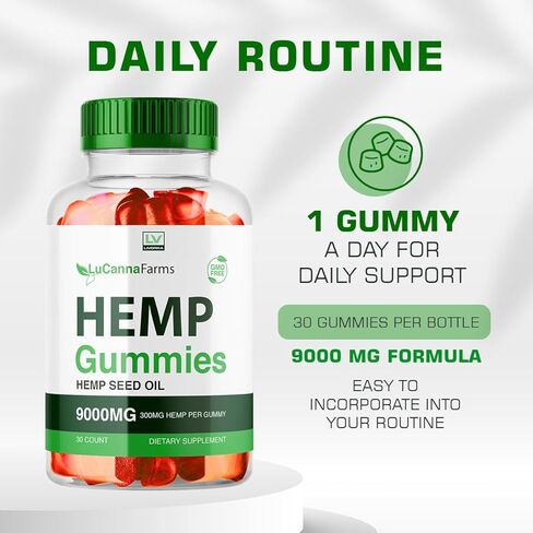 (5 عبوات) علكات القنب من LuCanna Farms، مزارع LuCana مع القنب الطبيعي 9000 مجم، علكات LuCana Farms Strawberry، LuCana Farms G، Lu LuCana Farms، 300 مجم لكل علكة لمدة 5 أشهر in Kuwait