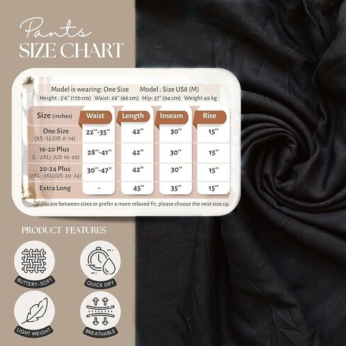 بنطال B BANGKOK PANTS للسيدات بنطال بوهو بالازو لليوجا واسع الساق in Kuwait