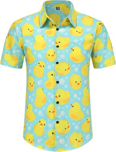 Mens Hawaiian Shirts and Shorts Set 2 Pieces Beach Outfits Sets with Bucket Hats in Saudi Arabia