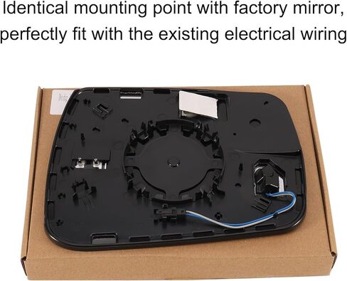 Driver Side Mirror Replacement for 2019 2020 2021 2022 2023 Dodge Ram 1500 2500 with BSD Heated Left Side Mirror Glass Replacement w/o Atuo Dimming in Saudi Arabia
