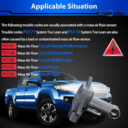 Mass Airflow Sensor 1974002270 Fits for for:-Toyota Tacoma 4Runner Camry Prius Tundra Highlander Solara, for:-Lexus ES300 RX300, for:-Mazda 3 5 6 CX-7 RX-8, for:-Scion Tc 1999-2008 in Saudi Arabia