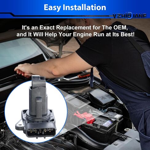 Mass Airflow Sensor 1974002270 Fits for for:-Toyota Tacoma 4Runner Camry Prius Tundra Highlander Solara, for:-Lexus ES300 RX300, for:-Mazda 3 5 6 CX-7 RX-8, for:-Scion Tc 1999-2008 in Saudi Arabia