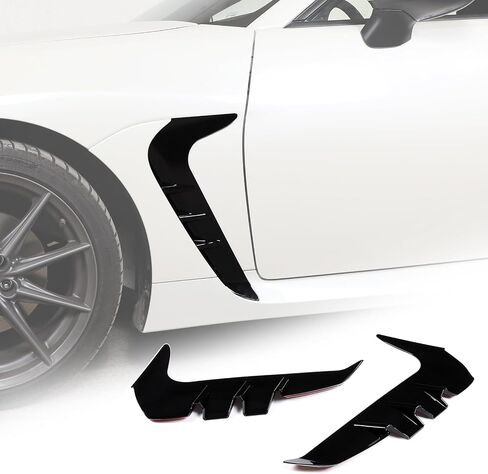 Front Fender Side Air Flow Fender Vent Cover Trim Compatible with Subaru BRZ ZD8 Toyota 86 GR86 2022 2023 2024,ABS Side Wing Air Vent Hood Intake Hole Grille Spoiler Trim Accessories (Piano Black) in Saudi Arabia