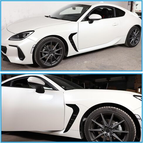 Front Fender Side Air Flow Fender Vent Cover Trim Compatible with Subaru BRZ ZD8 Toyota 86 GR86 2022 2023 2024,ABS Side Wing Air Vent Hood Intake Hole Grille Spoiler Trim Accessories (Piano Black) in Saudi Arabia