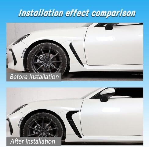 Front Fender Side Air Flow Fender Vent Cover Trim Compatible with Subaru BRZ ZD8 Toyota 86 GR86 2022 2023 2024,ABS Side Wing Air Vent Hood Intake Hole Grille Spoiler Trim Accessories (Piano Black) in Saudi Arabia