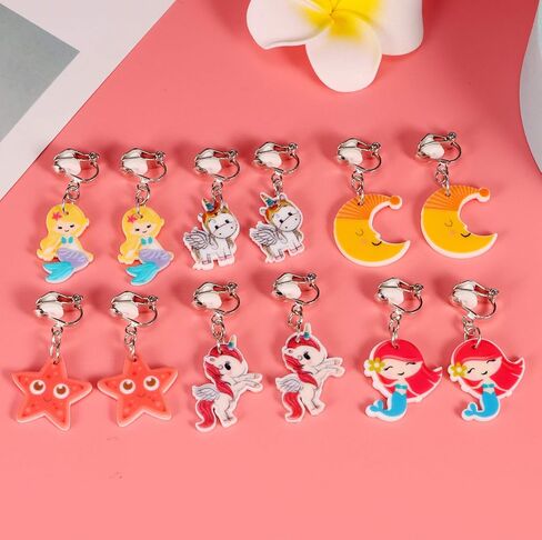 20 زوجًا من الأقراط المشبكية للفتيات من سن 10 إلى 12 - أقراط لطيفة لا تسبب الحساسية للأطفال - أقراط عيد القديس باتريك هدية عيد الميلاد للفتيات بعمر 8 سنوات in Kuwait