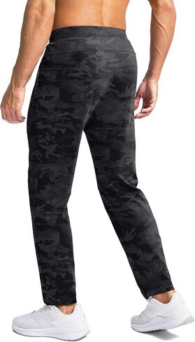 Pudolla Men's Lightweight Sweatpants with Pockets Ultra 4-Way Stretch Soft Joggers for Gym Workout Runing Athletic Pants in Kuwait
