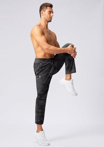 Pudolla Men's Lightweight Sweatpants with Pockets Ultra 4-Way Stretch Soft Joggers for Gym Workout Runing Athletic Pants in Kuwait