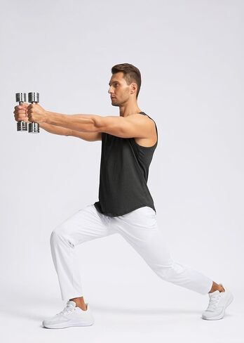 Pudolla Men's Lightweight Sweatpants with Pockets Ultra 4-Way Stretch Soft Joggers for Gym Workout Runing Athletic Pants in Kuwait