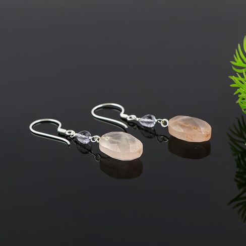 Natural Shiva Eye Gemstone Dainty Earrings, 925 Sterling Silver, Handmade, Statement, Bohomian, Women Jewelry, Minimalist, Bridal Birthstone Earring, Christmas Gift in Saudi Arabia